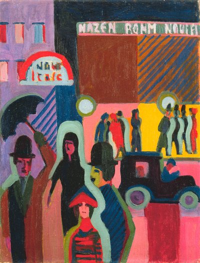 Department Store in the Rain by Ernst Ludwig Kirchner